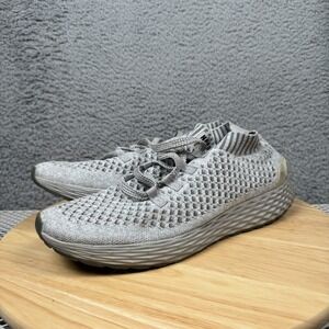 NoBull Aspire Men Size 10.5 Gray Knit Runner Cool Running Training Sneaker Shoes